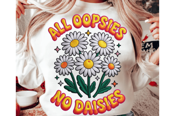 All Oopsies No Daisies Faux Yarn PNG: A Bold Design Asset