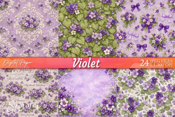 Embrace the Essence of Spring with Violet Paper
