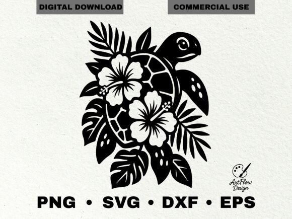 Hawaiian Turtle Silhouette SVG: A Versatile Design Asset