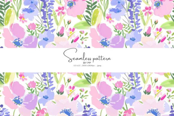 Romantic Pastel Seamless Pattern: A Designer's Gentle Touch