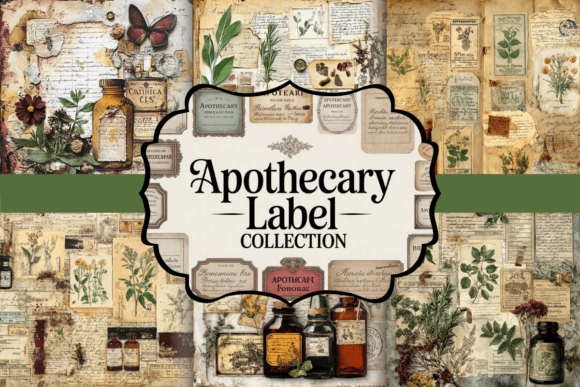 The Apothecary Label Collection: Vintage Ephemera for Modern Makers