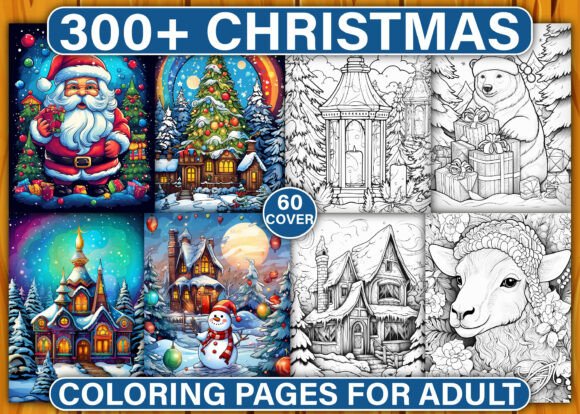 Unlocking Festive Creativity with Christmas Coloring Pages for Adult Vol-3